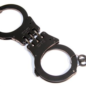 Black Steel Hinged Heavy Duty Handcuffs (532)
