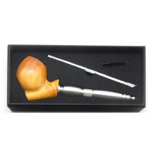 Aluminum Tobacco Pipe - Silver - (GP112B-A)