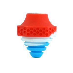 Silicone Cap - Fit For 510 Batteries -  Red/White/Blue (H133)
