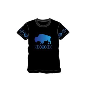Dryfit Designer T-Shirt - Buffalo - Blue - Assorted Size (1286 Buffalo/Blue)