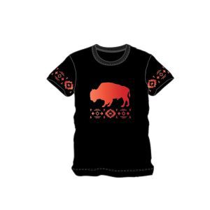 Dryfit Designer T-Shirt - Buffalo - Red - Assorted Size (1286 Buffalo/Red)