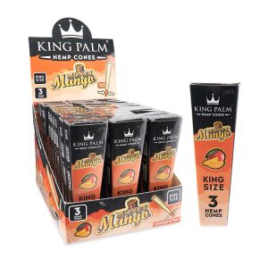 King Palm King Size Hemp Cones 30ct Display – Money Mango  (KP-10124)