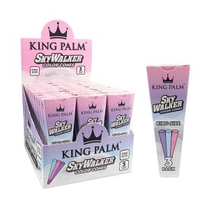 King Palm King Size Cones 30ct Display – Skywalker Color Cones (KP-10802)