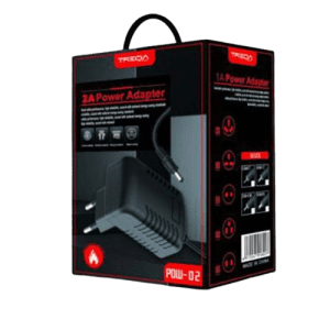 Treqa 2A Power Adapter with Aux Cord - POW-02 2A