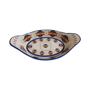 8.75" Ceramic Oval Dish (2338)