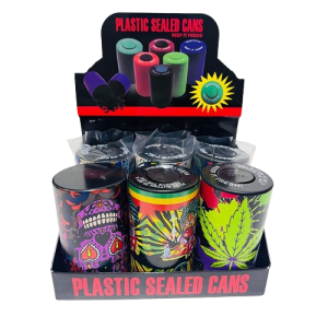 Plastic Tobacco Storage Jar - (71-02A)