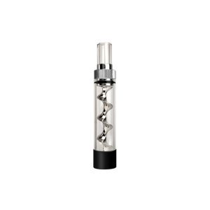 0.6 x 3.5" - V12 - Twisty Glass Blunt Pipe (HH199-Silver)