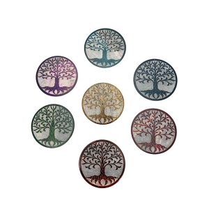 ZENN Incense Burner - Round Ash Catcher, Tree Of Life