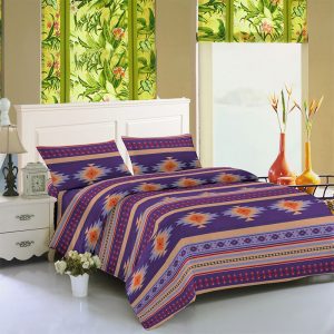 4 Piece Sheet Set Queen Size - Purple (0385)