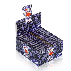 Flamingo Stone Rolling Paper, 110x44MM (SF-11005-ZI Purple)