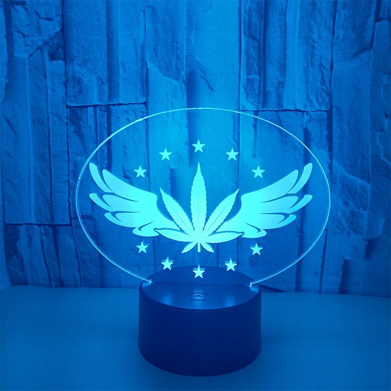 LED Table Lamp - Eagle Star - 3D Night Light Optical Visual Illusion (420 Light-30)