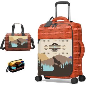 Legacy Trails Delux Travel Weekender Set - Wolf Rust (1620-As Wolf)
