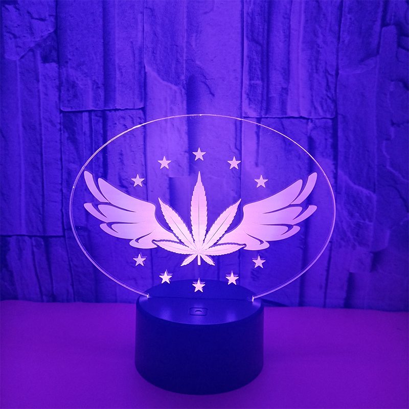 LED Table Lamp - Eagle Star - 3D Night Light Optical Visual Illusion (420 Light-30) - Image 7