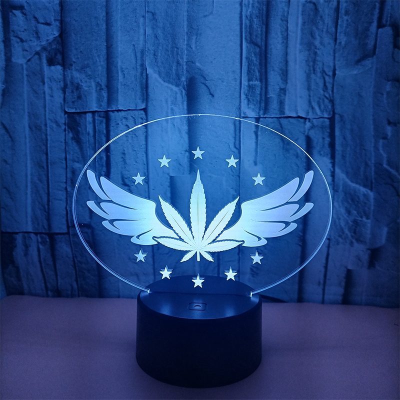 LED Table Lamp - Eagle Star - 3D Night Light Optical Visual Illusion (420 Light-30) - Image 6