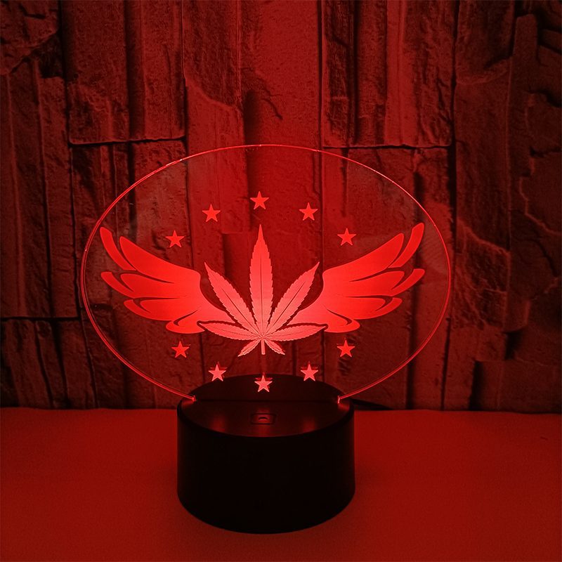 LED Table Lamp - Eagle Star - 3D Night Light Optical Visual Illusion (420 Light-30) - Image 5