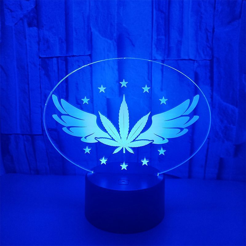 LED Table Lamp - Eagle Star - 3D Night Light Optical Visual Illusion (420 Light-30) - Image 3