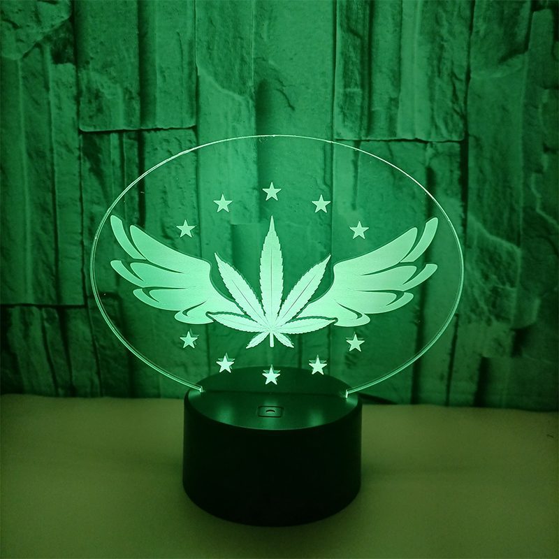 LED Table Lamp - Eagle Star - 3D Night Light Optical Visual Illusion (420 Light-30) - Image 2
