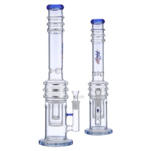 H2O Glass Water Bong - Blue (H2O-5015)