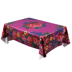 Table Cover Pink Floral Art - (MD3063)