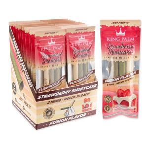 King Palm Cones - Mini - 2pk - 20ct - Strawberry Shortcake (KP-999)