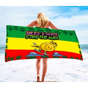 Weed & Skate Beach Towel - (TWL-0015)