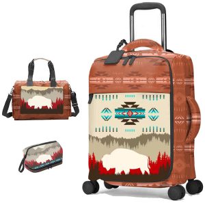 Legacy Trails Delux Travel Weekender Set - Bison (1620-AS BISON)