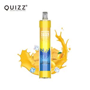 Mesh Coil by QUIZZ Plus 4000 Puffs RGB Disposable Vape - Mango Ice (20mg/ml) - (QD30 Plus)