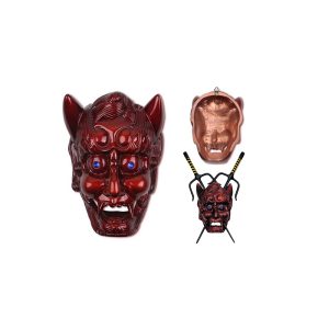 9"X6 1/2" Demon Face Sai Holder - Red (T5004RD)