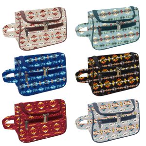 Unisex Canvas Printed Toiletries Bag - (1643)