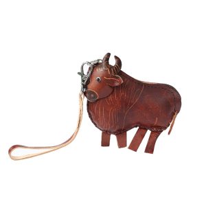 Brown Rhino Body Handmade Leather Hand Bag - (NTV806)