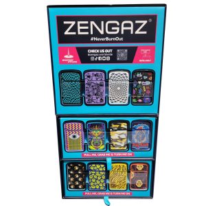 Zengaz Mega Jet Lighter - Assorted Design Display - (ZL-12)
