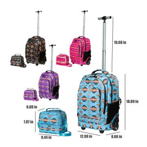 Trolley Backpack with Insulated Lunch Bag -  (0630)