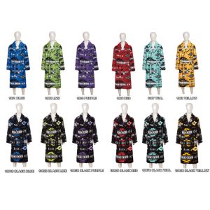 Silk Touch House Robe, Neon Colors Neon Colors - Assorted Sizes (1435-Assorted)