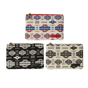 Modern Mosaic Large Coin Purse / Pencil Bag - (2640)
