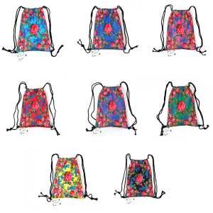Kokum Floral Drawstring Bag - (Floral 904)