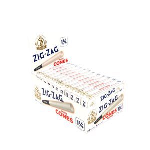 Zig Zag White Papers 1 1/4 Pre-Rolled Cones - (ZZ101087)