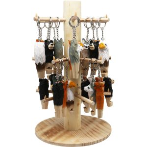 Animal Design Hand Crafted Wooden Key Chains - (CD-4513)