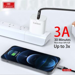 USB Charger QC3.0 - White (ES-US4)