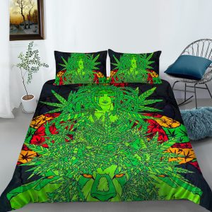 Digital Printed 3Pcs Queen Size Duvet Cover - (M009)
