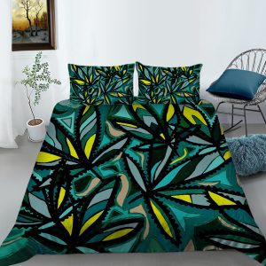 Digital Printed 3Pcs Queen Size Duvet Cover - (M010)