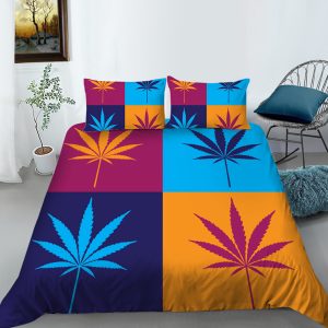 Digital Printed 3Pcs Queen Size Duvet Cover - (M020)