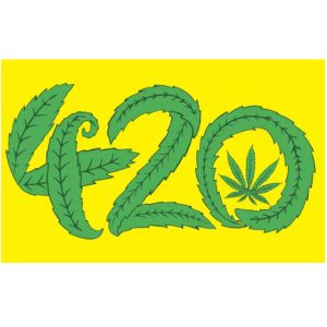 Digital Printed Marijuana Flag - (M074)