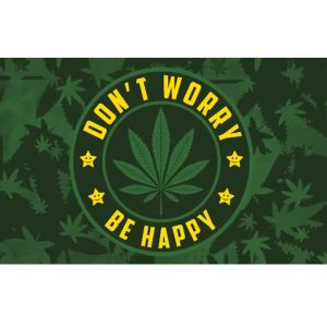 Digital Printed Marijuana Flag - (M077)