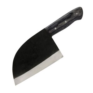 The Bone Edge 12" Forging Blade Bone Cutting Butcher Knife Wood Handle - (14314)