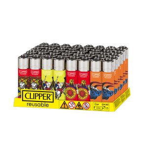 Clipper Re-useable Classic Large Lighters Mythologic Tattoo - (CP100062)