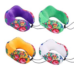 Floral Design Travel Neck Pillow -  (Floral 1005)