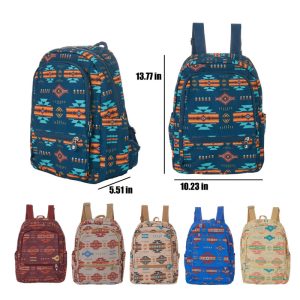 Printed Backpack, 16112 Native Butterfly - (2613)