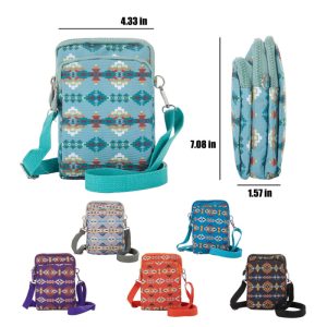 Printed Mini Crossbody Bag, Solstice Design -  (2617)