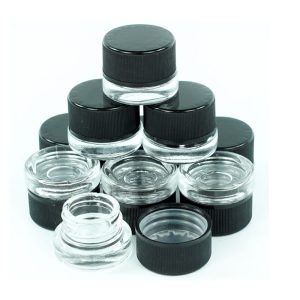 5ml Glass Jar - Black (C34)