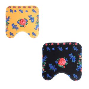 Floral Design Bathroom Mat - (Floral 1001)